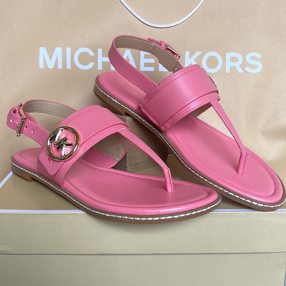 MICHAEL KORS KARMEN THONG SANDALS FAUX LEATHER TEA ROSE
49S2CRFA1L - Picture 4 of 16